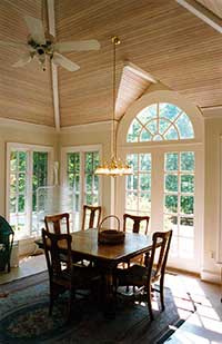 vaulted ceiling